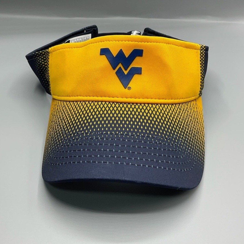 West Virginia Mountaineers Visor Navy Gold Adjustable Hat WVU Top of the World